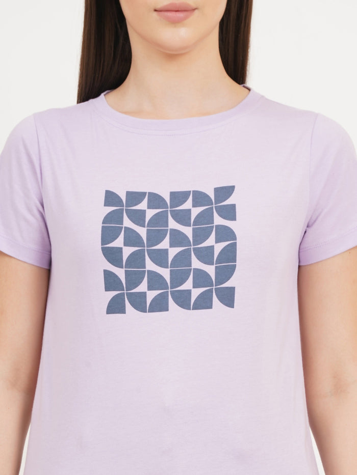 Jacqueline T-Shirt- Cake Lilac