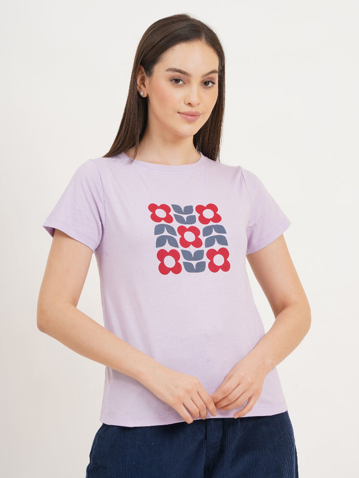 Jacqueline T-Shirt- Tulip Lilac