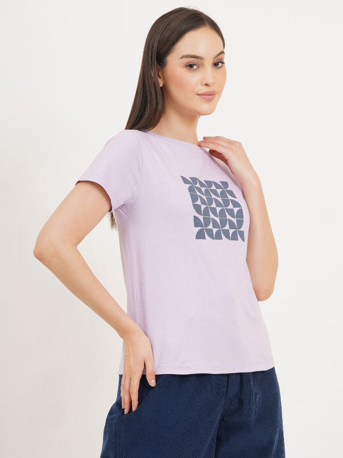 Jacqueline T-Shirt- Cake Lilac