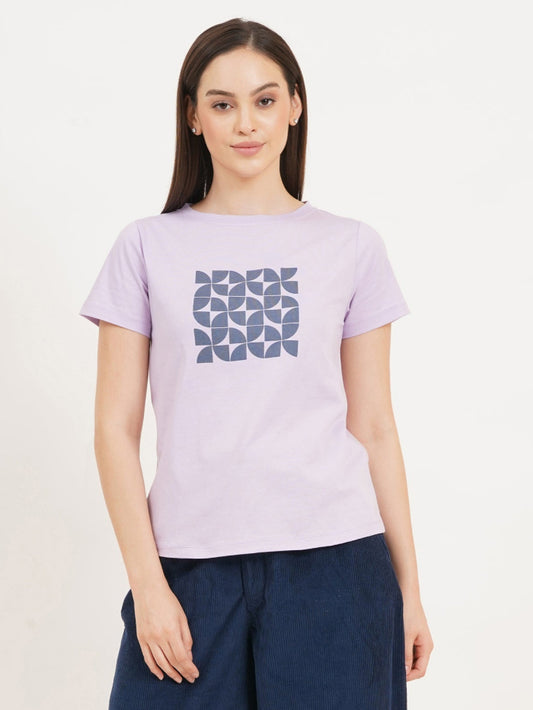 Jacqueline T-Shirt- Cake Lilac