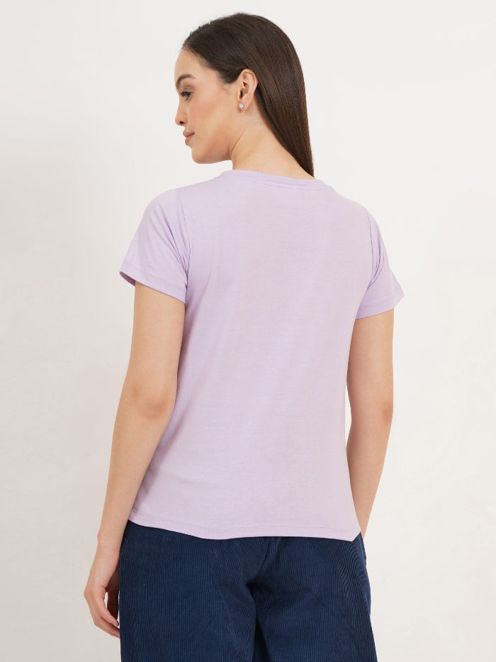 Jacqueline T-Shirt- Tulip Lilac