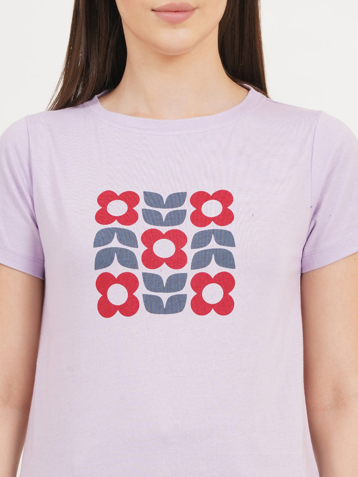 Jacqueline T-Shirt- Tulip Lilac