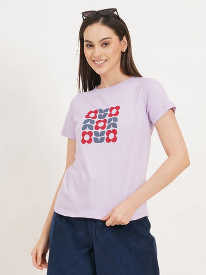 Jacqueline T-Shirt- Tulip Lilac